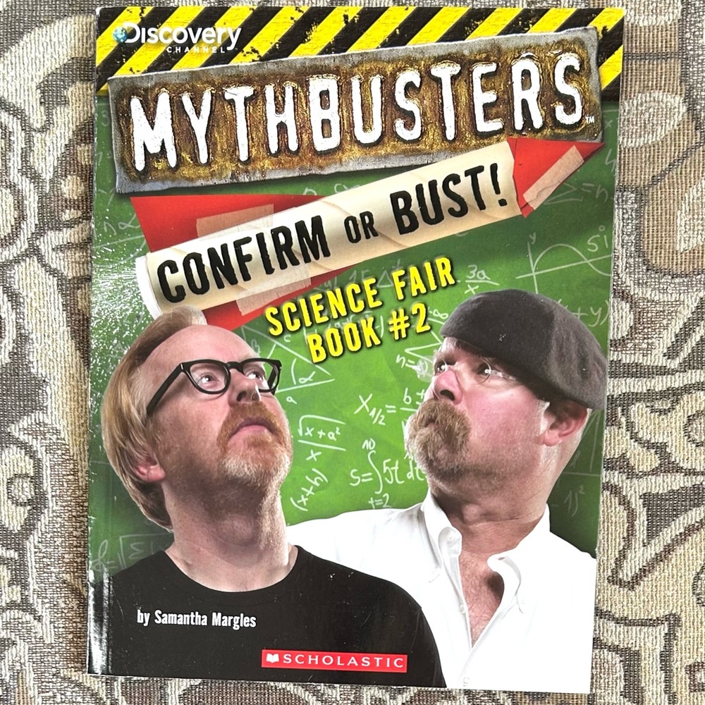 4/$20 Mythbusters: Confirm or Bust Science Fair Book #2 Softcover Book